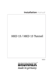 Brunner HKD 13 Installation Manual