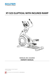 Salter XT-523 ELLIPTICAL WITH INCLINED RAMP Owner's Manual