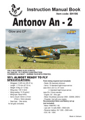Black Horse Model Antonov An-2 Instruction Manual Book