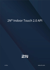 2N Indoor Touch 2.0 API Manual