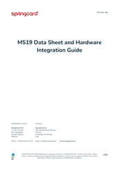 SpringCard SC23076 Hardware Integration Manual