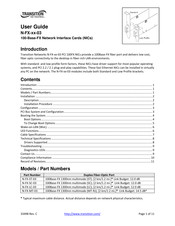 Transition Networks N-FX-LC-03 User Manual