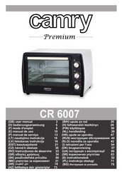 camry Premium CR 6007 User Manual