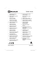 EINHELL TC-RO 1155 Kit Operating Instructions Manual