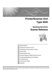 Lanier 3045 Operating Instructions Manual