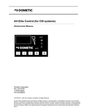 Dometic AH-Elite Control Operation Manual