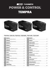 Dometic TEMPRA TLB100 Operating Instructions Manual