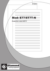 Diamond B-ET77 Operating Instructions Manual