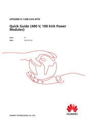 Huawei UPS5000-H-1200 kVA-NTN Quick Manual