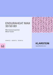Klarstein ENDURAHEAT MAX 80 Manual