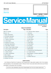 HP W19QV Service Manual