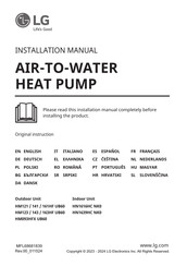 LG HM123HF UB60 Installation Manual
