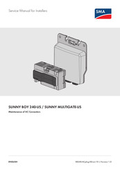 SMA SUNNY MULTIGATE-US Service Manual For Installers