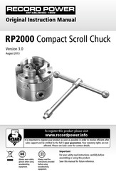 Record Power RP2000 Original Instruction Manual