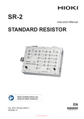 Hioki SR-2 Instruction Manual