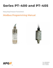 APG PT-405 Series Programming Manual