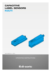 Di-soric KGUTI Operating Instructions Manual