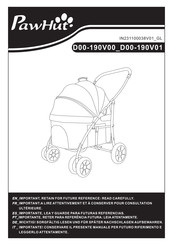 PawHut D00-190V00 Manual