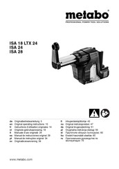 Metabo ISA 18 LTX 24 Original Operating Instructions