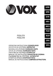 Vox PIO6L07W Operating Instructions Manual