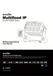 EuroLite Multiflood IP User Manual
