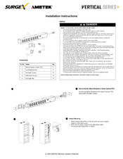 Ametek SURGEX VERTCAL SX-VS-1624I Installation Instructions