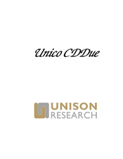 Unison Research Unico CCDue User Manual