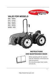 agrimac 955S Instructions And Maintenance Booklet