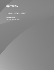 Vertiv Liebert EXM MBC User Manual