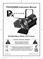 Perform FX FRES200WW Instruction Manual