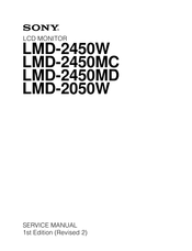 Sony LUMA LMD-2450W Service Manual
