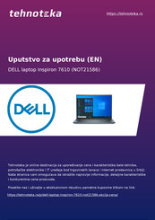 Dell P107F Setup And Specifications
