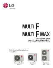 LG MULTI F MAX LMU481HV Installation Manual
