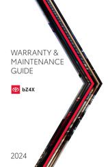 Toyota bZ4X 2024 Warranty & Maintenance Manual