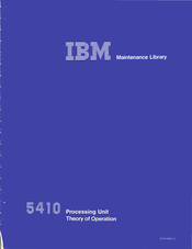 IBM 5410 Maintenance Manual