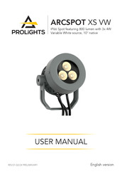 ProLights ARCSPOT XS VW User Manual