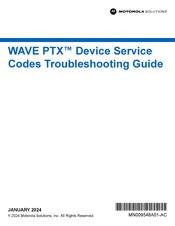 Motorola solutions TLK 25 Wi-Fi Troubleshooting Manual