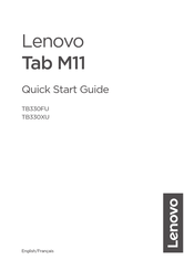 Lenovo Tab M11 Quick Start Manual