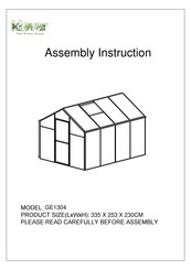 klover GE1306 Assembly Instruction Manual