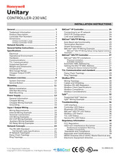 Honeywell Unitary Installation Instructions Manual