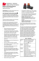 Federal Signal Corporation G-STR-024-T-C Manual