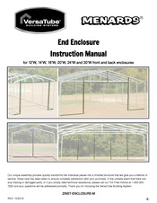 VersaTube MENARDS Instruction Manual