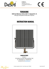 Desisti TERSICORE Instruction Manual