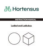 Hortensus Ledbol Instruction Manual