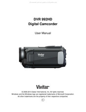 Vivitar 992HD User Manual
