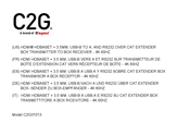 LEGRAND C2G C2G31013 Manual