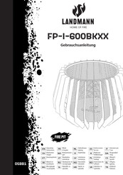 Landmann FP-I-600BK Series Operating Instructions Manual