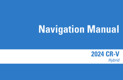 Honda CR-V 2024 Navigation Manual