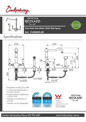 NICOLAZZI Z1406WS-69 Installation Instructions Manual