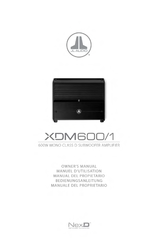 JL Audio XDM600/1 Owner's Manual